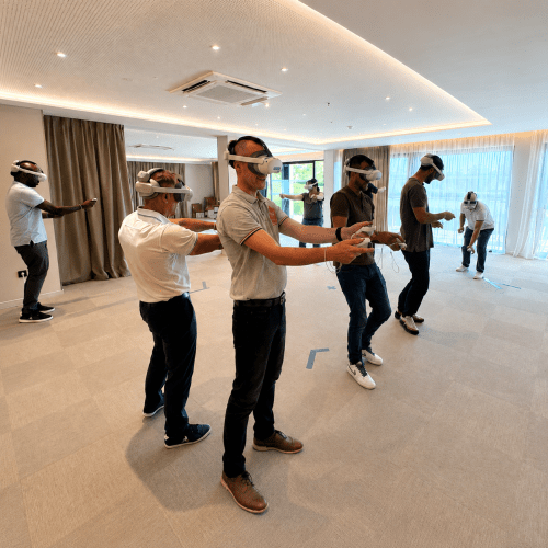 Photo illustrant la page « Team building dans nos locaux - test » sur le site Mankind VR