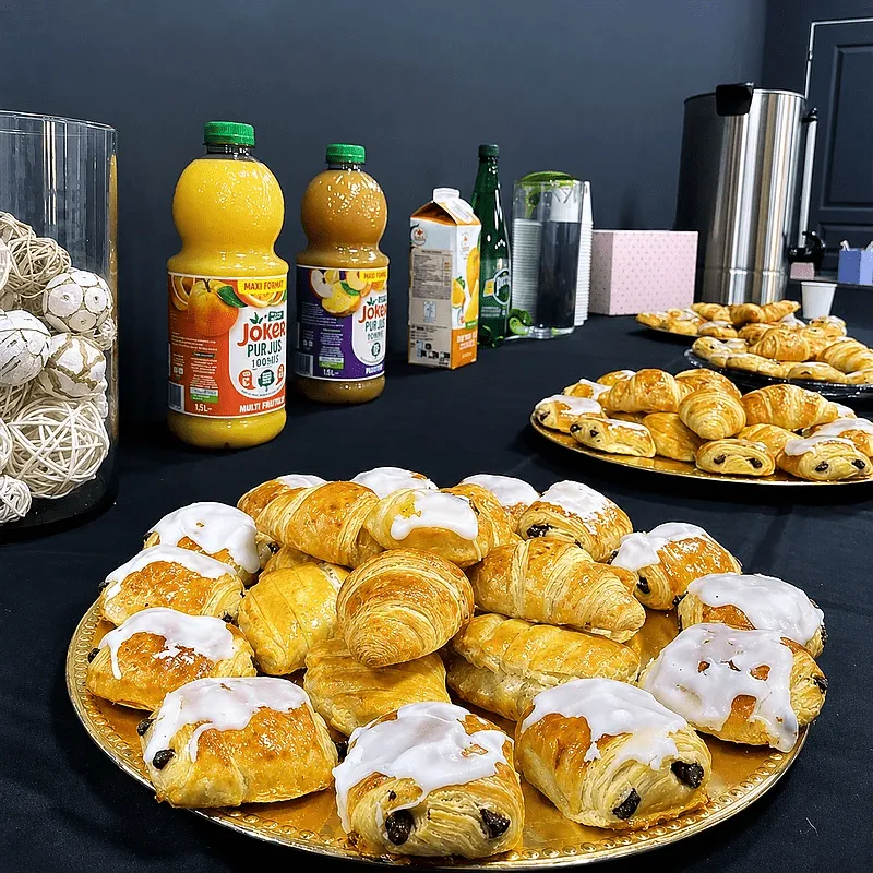 Buffet petit-déjeuner pour un team building