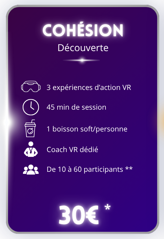 Pack Cohésion pour un team building chez Mankind à Metz