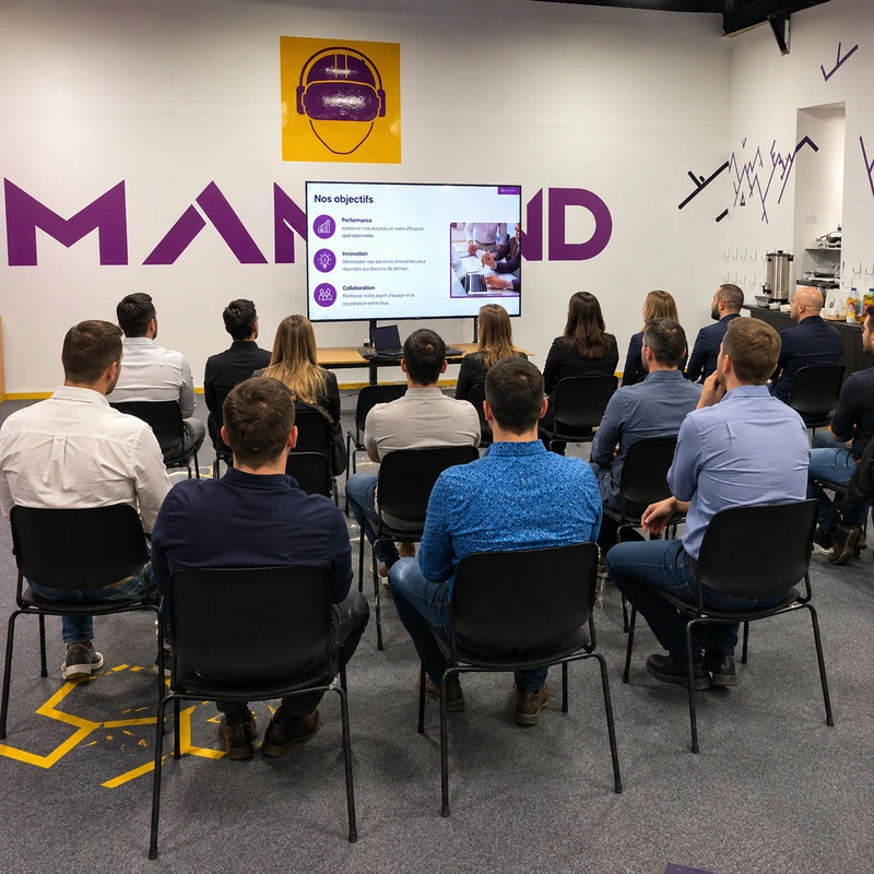 Salle de réunion privatisée chez Mankind à Metz